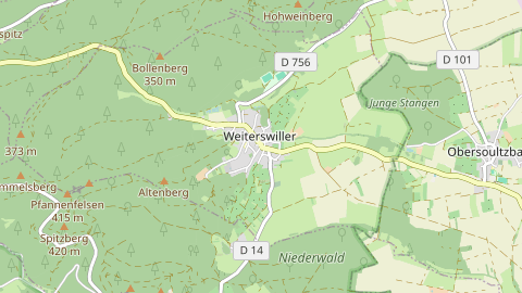 Carte de localisation de l'évènement