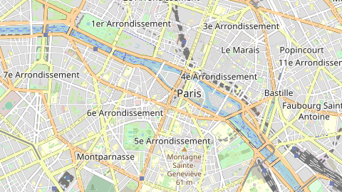 Carte de localisation de l'évènement