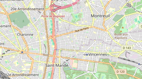 Carte de localisation de l'évènement