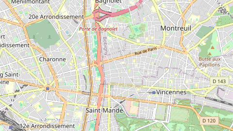 Carte de localisation de l'évènement