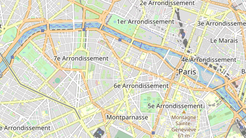 Carte de localisation de l'évènement