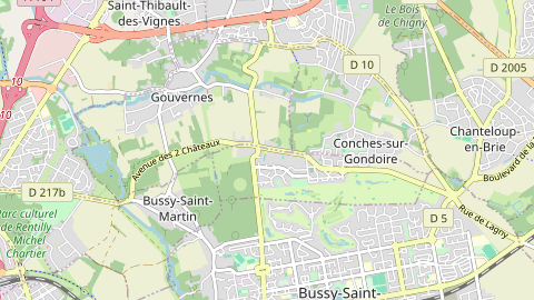 Carte de localisation de l'évènement