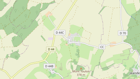Carte de localisation de l'évènement