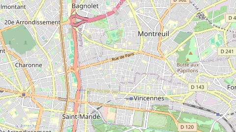 Carte de localisation de l'évènement