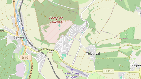 Carte de localisation de l'évènement
