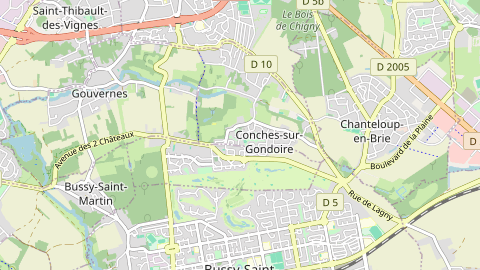 Carte de localisation de l'évènement