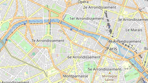 Carte de localisation de l'évènement