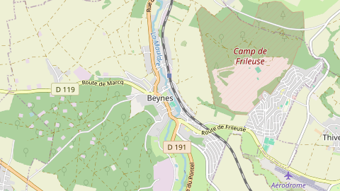 Carte de localisation de l'évènement
