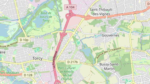 Carte de localisation de l'évènement
