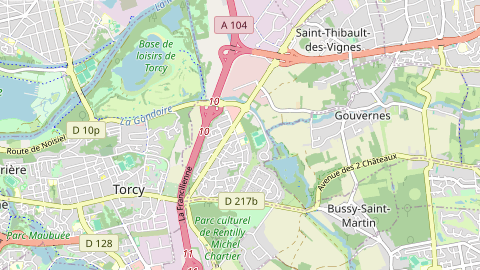 Carte de localisation de l'évènement