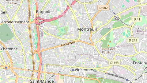 Carte de localisation de l'évènement