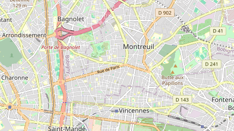 Carte de localisation de l'évènement