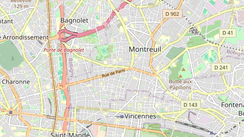 Carte de localisation de l'évènement