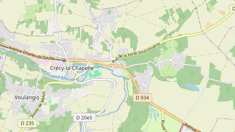 Carte de localisation de l'évènement