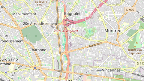 Carte de localisation de l'évènement