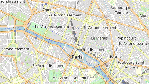Carte de localisation de l'évènement