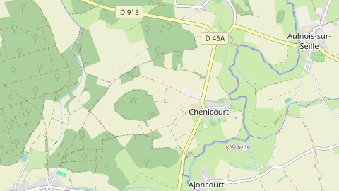 Carte de localisation de l'évènement
