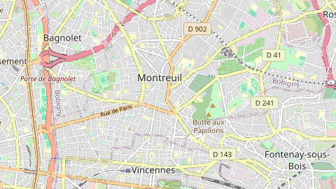 Carte de localisation de l'évènement