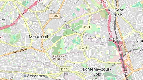Carte de localisation de l'évènement