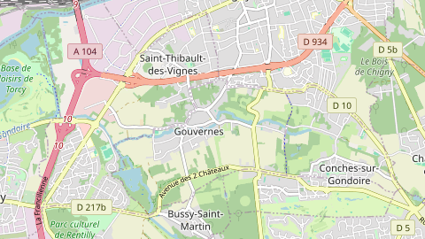 Carte de localisation de l'évènement