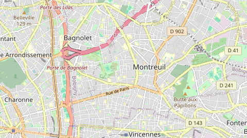 Carte de localisation de l'évènement