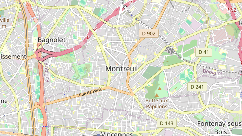 Carte de localisation de l'évènement