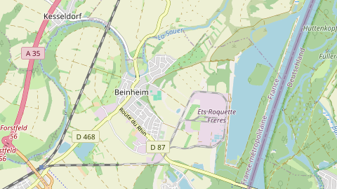 Carte de localisation de l'évènement