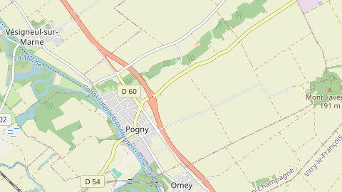 Carte de localisation de l'évènement