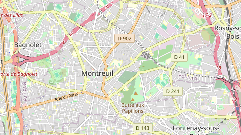 Carte de localisation de l'évènement