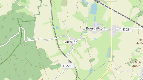 Carte de localisation de l'évènement