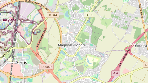 Carte de localisation de l'évènement