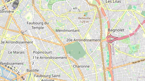 Carte de localisation de l'évènement