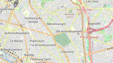 Carte de localisation de l'évènement