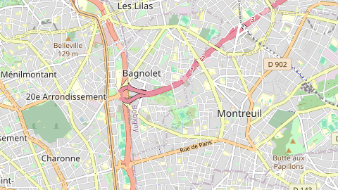 Carte de localisation de l'évènement