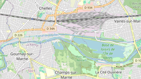 Carte de localisation de l'évènement