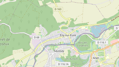 Carte de localisation de l'évènement