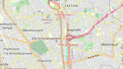 Carte de localisation de l'évènement