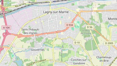 Carte de localisation de l'évènement