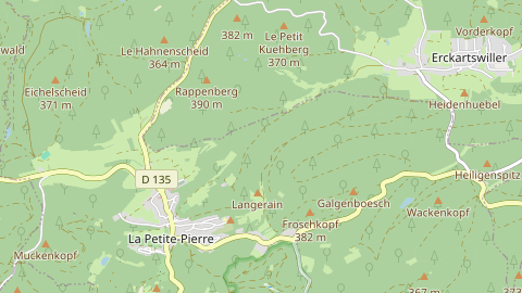 Carte de localisation de l'évènement