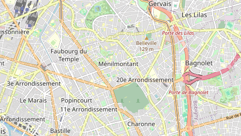 Carte de localisation de l'évènement