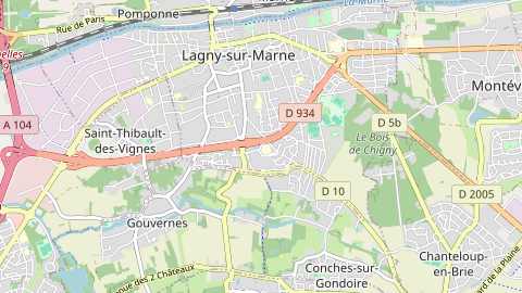 Carte de localisation de l'évènement