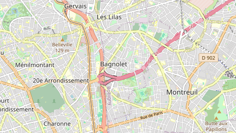 Carte de localisation de l'évènement