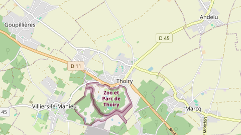 Carte de localisation de l'évènement