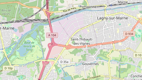 Carte de localisation de l'évènement