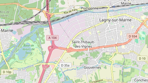 Carte de localisation de l'évènement