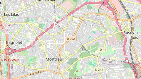 Carte de localisation de l'évènement