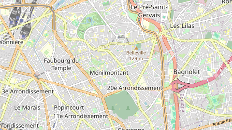Carte de localisation de l'évènement