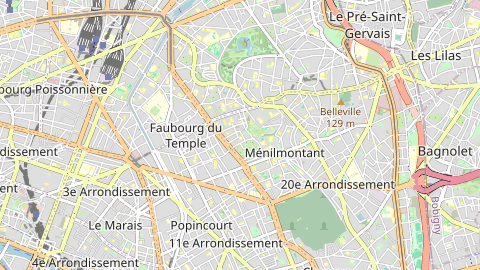 Carte de localisation de l'évènement