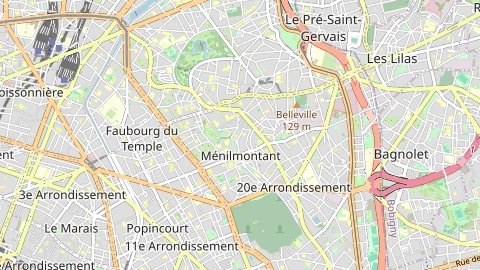 Carte de localisation de l'évènement