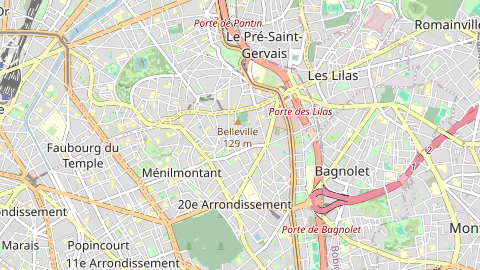 Carte de localisation de l'évènement